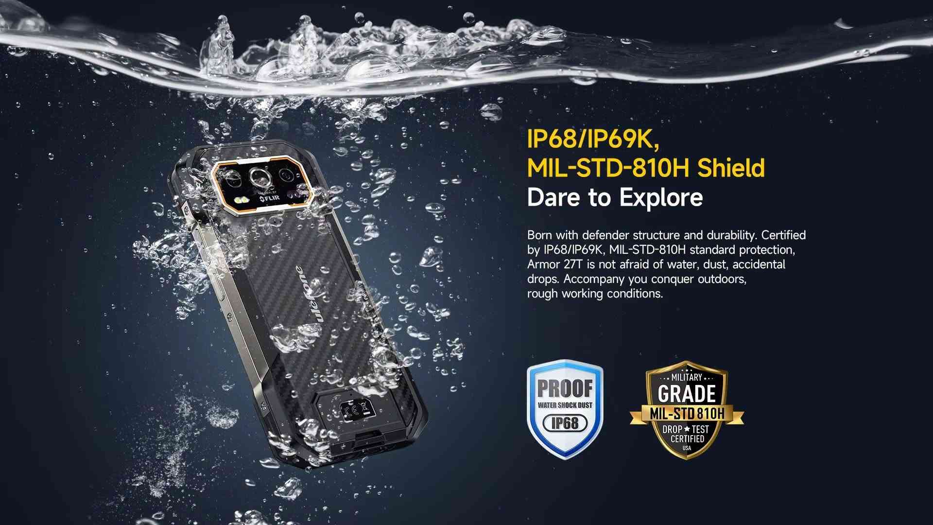 ARMOR 27T • رؤية حرارية • بطارية 10600mAh