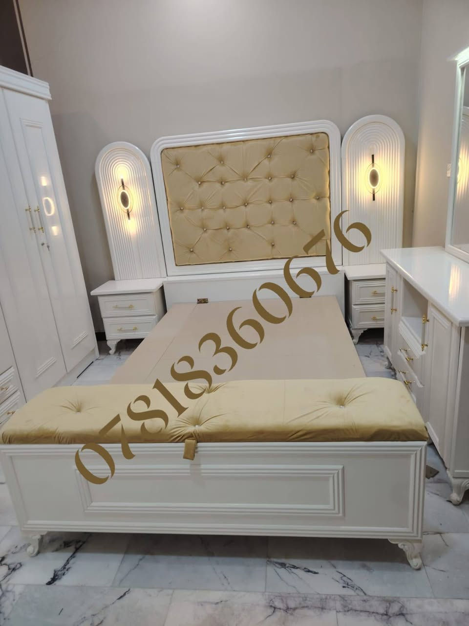 السلام عليكم ورحمة الله وبركاته 🌹
متوفر لدينا هذا الموديل ✨
🔹 شغل درجة أولى
🔹 شغل عراقي بتصميم تركي
🔹 الخشب بورد 18 حقيقي
🔹 صبغ حراري درجة أولى
🔹 السعر حسبالطلب حجم الغرفة
🔹 التوصيل متوفر إلى كافة المحافظات 🚚

📞 للحجز والاستفسار:
***********
***********
