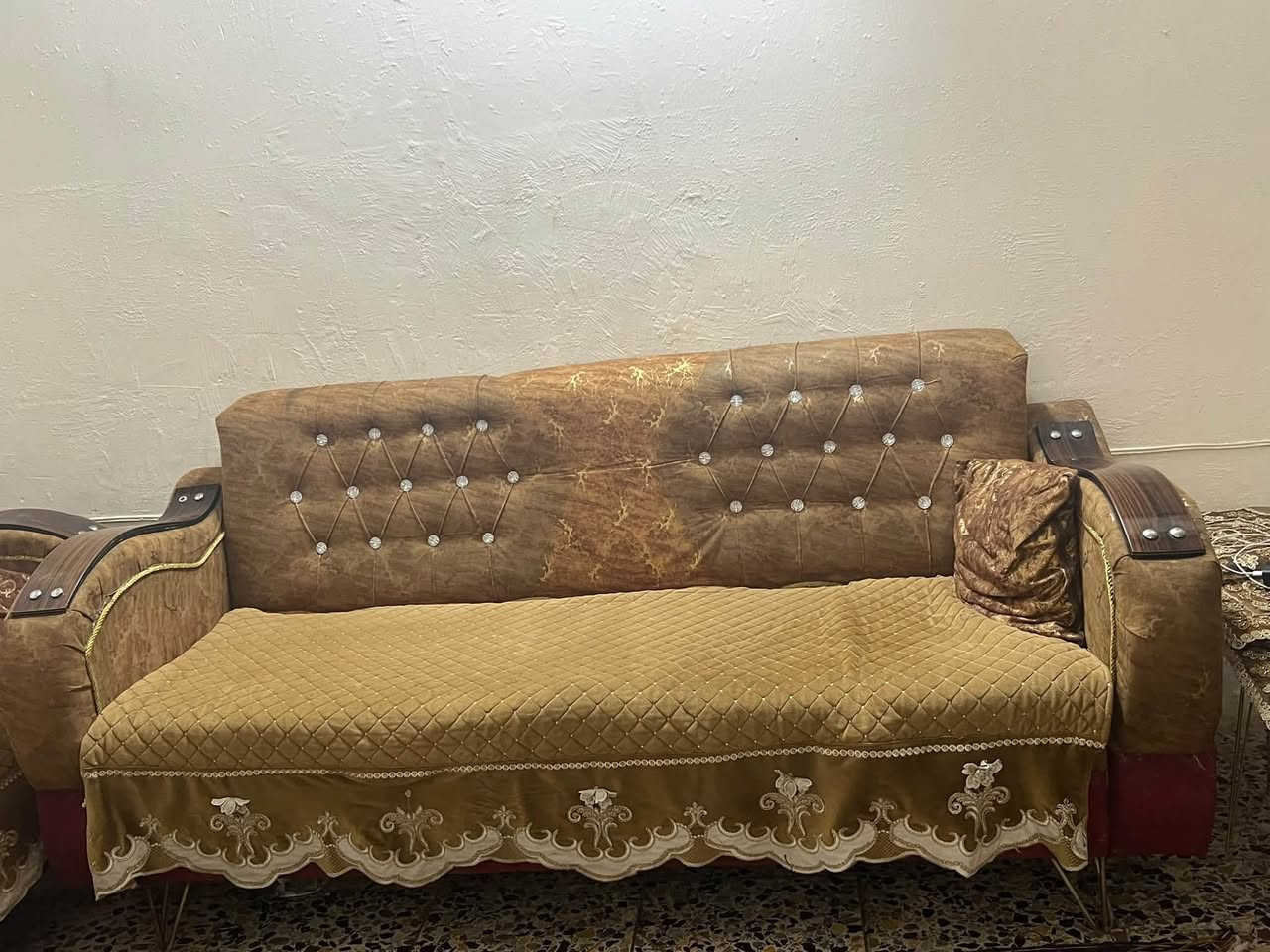 كنب ٨ مقاعد • تفصيل • مع طبلات
