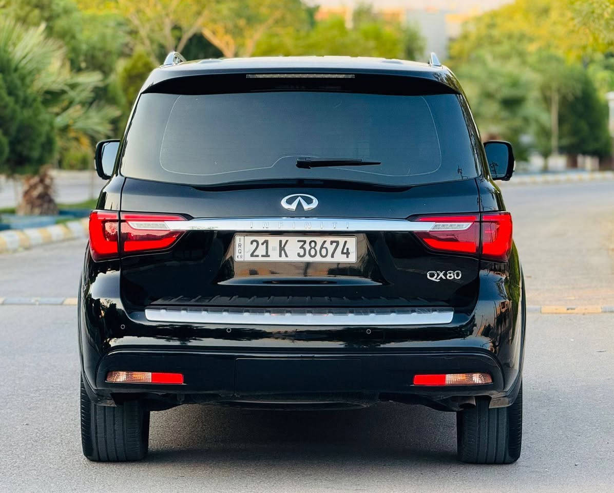 سلام عليكم من رخصه الادمن المحترم للبيع فقط ❤️والسعر بلاش بلاش 
***********
أنفنتيQX,80  موديل 2019 خليجي فووول فوووول مواصفات VIPمحرك 8 سلندر حجم 5600 ماشيه 145 كيلو متر بدون قطره صبغ وسونار مرفق مع صور رقم سليمانيه انكليزي لحد 2031 بأسمي هزه جديده شرط التحويل او الوكاله 
المواصفات / 
كيرو محرك شرط مامفتوح 
تبريد ثلج 
دواخل صاج ملكي 
سبعه راكب 
بصمه ابواب 
بصمه تشغيل 
كوشنات تدفئه وتبريد 
لايتات زنون ودوار 
حساس امامي خلفي 
كاميره 360 
تخم تايرات ويل كروم 22  جديد
دواخل مشمشي بلاد 
3 شاشات DVD
صندوك كهرائي 
دبل اكسل 
كوشنات كهرباء 
تشغيل عن بعد 
سلايت 
خمس كاميرات 
رادار امامي خلفي 
تحكمات فووول 
نظام ايكو 
كوشنات خزن 
ثلاث وضعيات قياده 
اوتو بريك 
12 ايرباك 
لايتات ليد 
ومرايه شفط وكهرباء 
ثلاجه 
أخوان سياره مال بيت وسعر جوه سوك وبدون برغي نقص مكانهه ديالى / خانقين -----سعرهه 273
