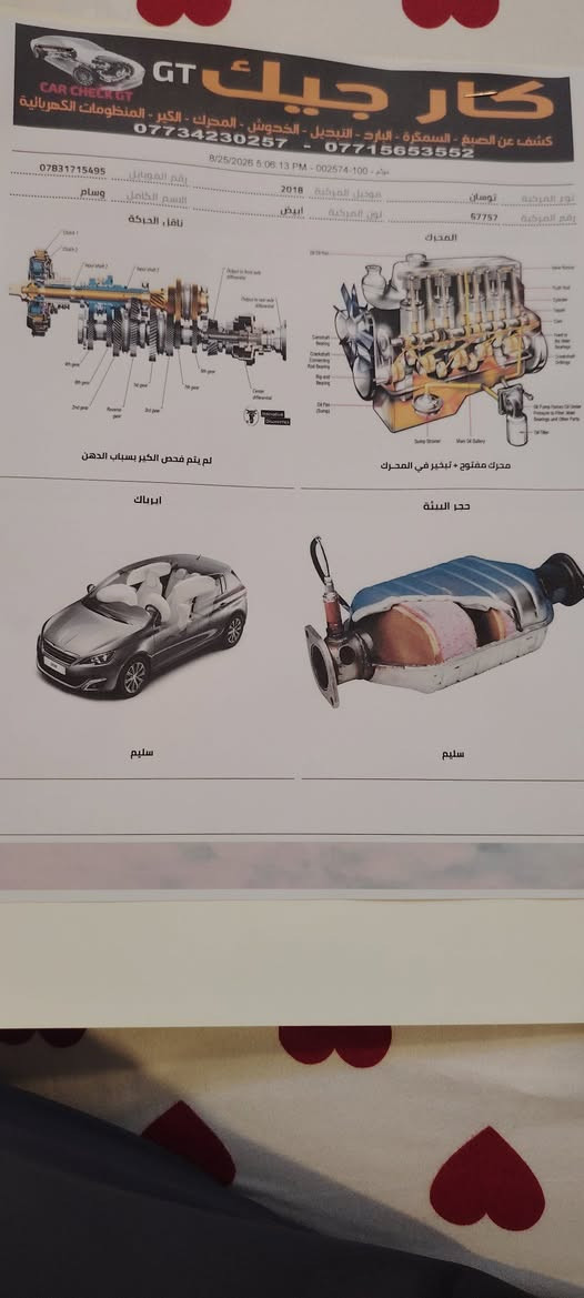 توسان موديل 2018 محرك مفتوح 2000 دوش المرغوب دواخل نضيف سايد ابريك رجل         ماشية 107 قطعتين تبريد خمس عدسات مري شفط السونار مرفق مع الصور *********** السعر 147 بيهه مجال مكان السياره بغداد
