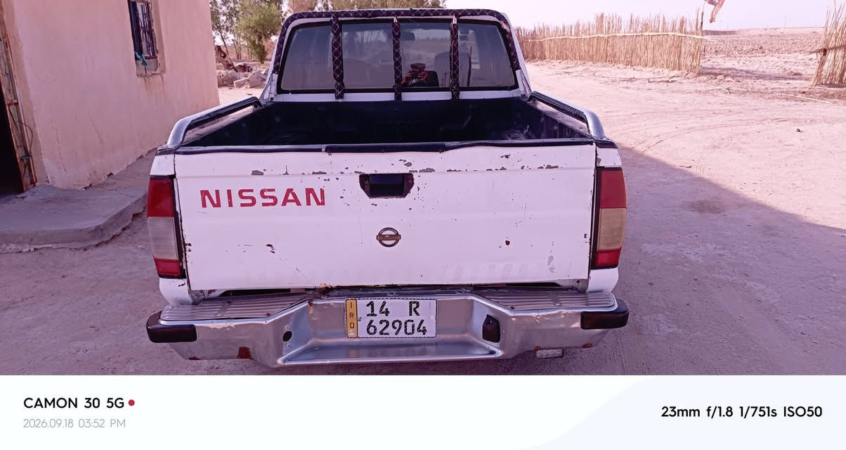 نيسان للبيع شبوط  فورويل2004مكفوله كفال عامه من من الضربه والتجيه والكلبه بيه رشات قليله تلحيضات محرك شرط وحداديه جديده  كهربائيات شغاله تبريد شغال رقم السيارة بصرة إنجليزي  عنوان السياره بصره تاريخ انتهاء السنوية 2026/12/18 تحويل ثاني يوم السعر90 وبيهه مجال تصال ***********

نص مكتوب في الصور:
- CAMON 30 5G
- 2026.09.18 03:51 PM
- 23mm f/1.8 1/807s ISO52
- 23mm f/1.8 1/702s ISO53
- 2026.09.18 03:52 PM
- 23mm f/1.8 1/751s ISO52
- CAMON 30 5G 2026.09.18 03:52 PM 23mm f/1.8 1/659s ISO52
- CAMON 30 5G 2026.09.18 03:52 PM 23mm f/1.8 1/751s ISO50