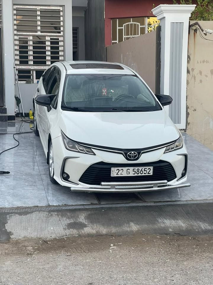 كورلا 2019 شكل 20
خليجي شركة جيهان 
ربع جاملغ خلفي عكس السايق 
باب كلير توحيد لون 
ابيض صدفي 
رقم اربيل جديد انگليزي 
دوشمه لگزز ماروني واسود 
ماشيه 250 الف 
السيارة جاهزه من كلشي 
السيارة مغلفه جلد ونايلون 
4 بيبان نايلون 
دشبول امامي خلفي قماره وصندوك كله نيلون اصلي 
السعر 155
***********
مكان السياره ديالى
