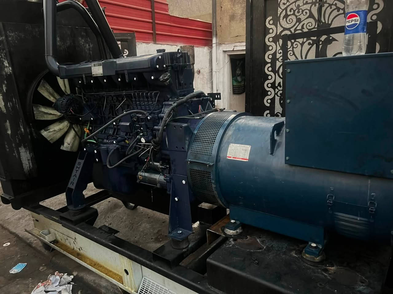 مولدات شتايرات عدد2
وحدة سيت بلادي توليد 300kva بخار بدون صرف 
الثانيه توليد 250kva بيها بخار للبيع ***********
