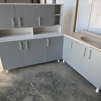 كاونتر MDF • سنك مرمر • متر ونص