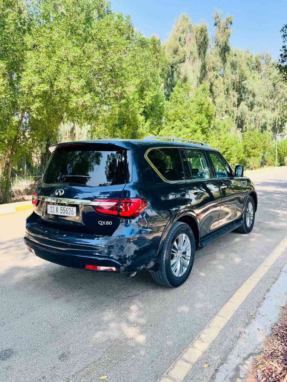 إنفينيتي QX80 
موديل 2024:
رقم بغداد كتاب شهداء
💎 للبيع: إنفينيتي QX80 موديل 2024 (Infiniti QX80 2024) 💎
!
📌 التفاصيل والمواصفات:
 الموديل: 2024
 المحرك: V8 سعة 5.6 لتر بجهد جبار وأداء سلس
 العدّاد: [46 الف]
 اللون الخارجي: [ازرق نيلي]]
 الحالة: [جديدة تماماً]
المواصفات :
 نظام دفع رباعي ذكي (Auto 4WD / Mode Switch)
 مقاعد جلدفاخرة مع خاصية التبريد والتسخين والذاكرة
 شاشات عرض مزدوجة متطورة تدعم Apple CarPlay و Android Auto
 نظام صوتي فاخر (Bose Performance Series) صوت محيطي نقّي

 فتحة سقف كهربائية + كاميرات 360 درجة مع رؤية محيطية شاملة
 حزمة أمان متكاملة: تحديد مسار، رادار تفاعلي، نظام فرملة طوارئ، وتنبيه النقاط العمياء
:حادث بسيط طخة بسيطة بجاملغ الخلفي بدون دواخل وباب وجاملغ كلير من امريكا ]

📞 للتواصل والاستفسار:
 رقم الهاتف / واتساب: [***********]
 الموقع / العنوان: [بابل مسيب ]
