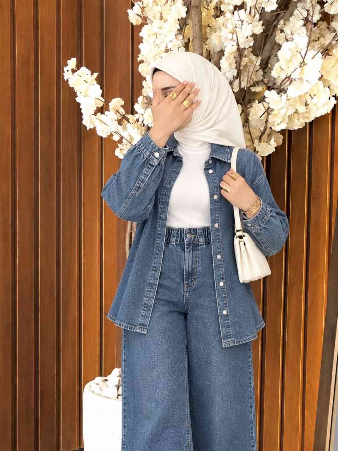 ⁨ سعر 30✅ #ازياء_مارشملو  طقم جينز قطعتين قميص يغطي الورك كيلوت راهي مريح وعملي كما موضح بالفيديو ترند الموسم كوالتي جداً عالي😍   ملاحظة 📝:طول القميص 80 سم ✅ القياسات:38 40 42 44 46 48  كوالتي عالي الجودة للضمان الفحص بحضور المندوب  يتوفر _ نظام استبدال+ استرجاع الحجز و الاستفسار ع الارقام التاليه : 📞*********** 📞‏ *********** *********** 📞*********** *********** ***********📞  توصيل جميع محافظات العراق 🇮🇶 #اكسبلور#ملابسي⁩
