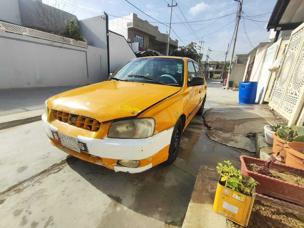 سياره اكسنت فيرنا موديل 2000
رقم بغداد للبيع 
 
كهربائيات كامله 
تبريد يحتاج غاز + تدفئه 
تايرات طخم جديد 
صدر نضيف 
بطاقه بانزين 
 سعر 25 خابر وتدلل 
***********
