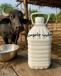 حليب جاموس • كالسيوم عالي • بروتين عالي