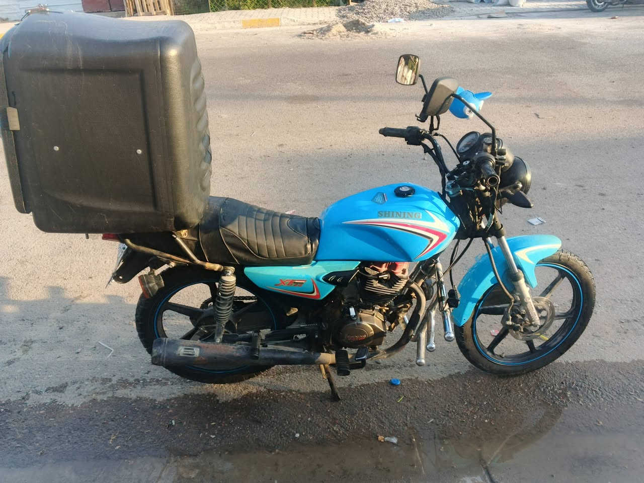 سلام عليكم دراجه شاينك موديل 23 مرقمه السعر مليون و650 وبيها مجال: *********** رقمي واتساب وتصال مفتوح مكاني بغداد الحسينيه
