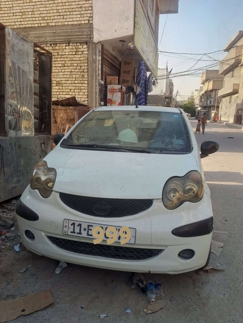 بي واي دي اف زيرو بغداد بأسمي
كير محرك ضربه مكفوله 
السيارة اقتصاديه جدا محرك 1000 
3سلندر كير عادي 
عنوان غزالية سعر 33 وبيه مجال 
***********  واتساب 
او مراوس بسياره أكبر
