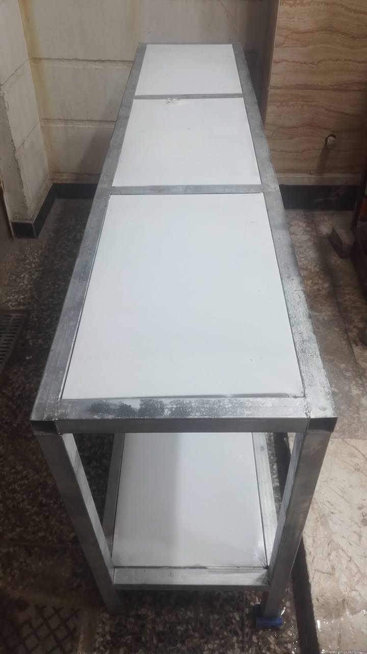 ميز استيل جديد...
قياس  مترين  × ٥٠
 ب  ١١٥  الف
بغداد  ***********
الشراي يتصل واتساب او رصيد.....
( اتصال فقط )...
