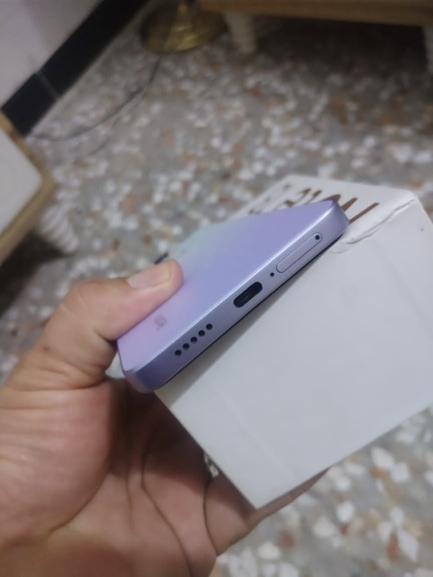ريدمي نوت 13 برو 5g ذاكرة 256 غراض كاملة مستعمل اسبوع اخو الجديد السعر 260 مكاني وردية يرهم مراوس

نص مكتوب في الصور:
- حول الهاتف اسم الجهاز Redmi Note 13 Pro 5G التخزين 53.2 ج.ب/256 ج.ب مستخدم إصدار MIUI MIUI Global 14.0.1 MIUI Global 14.0.1 14.0.1.1(TNOIMXM) 13 TKQ1.221114.001 2024-01-01 إصدار MIUI إصدار Android تحديث أمان نظام Android المواصفات والمعلومات التفصيلية
- المواصفات والمعلومات التفصيلية RAM ٨,٠+٤,٠ ج.ب المعالج Snapdragon 7s Gen 2 Mobile Platform ثماني النواة بتردد يصل إلى ٢,٤ جيجاهرتز إصدار Android 13 TKQ1.221114.001 تحديث أمان نظام Android 2024-01-01 إصدار MIUI MIUI Global 14.0.1 14.0.1.1(TNOIMXM) الطراز 2312DRA50G
