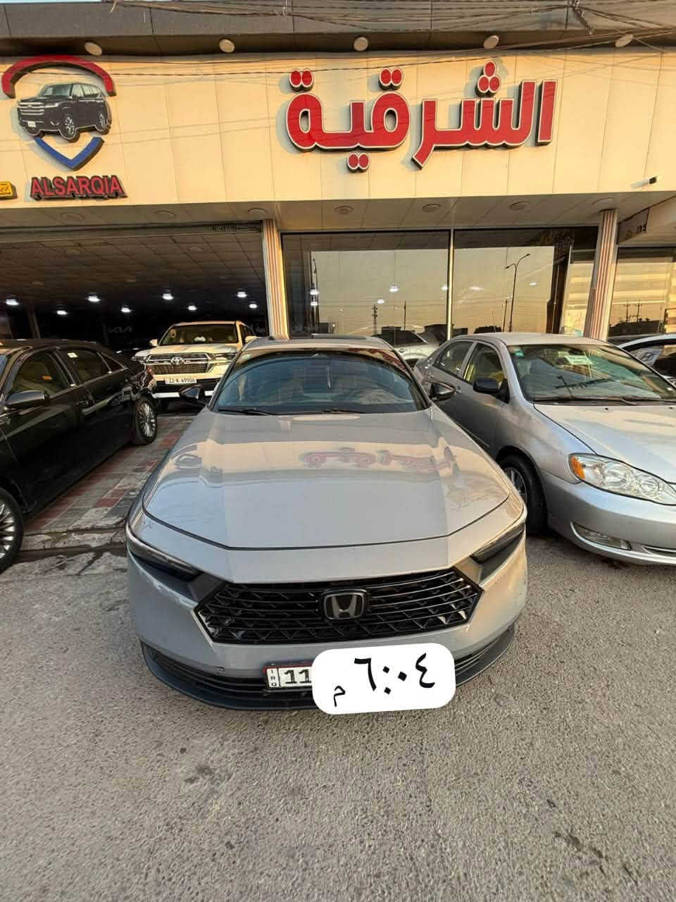 اكورد سبورت موديل 23 رقم بغداد مكفوله من صبغ بيه بارد فقط ضرر من امريكا مرفق مع المنشور  مكان الفلوجه السعر ع رقم ***********  مراوس حسب القناعه

نص مكتوب في الصور:
- ٦:٠٤ م