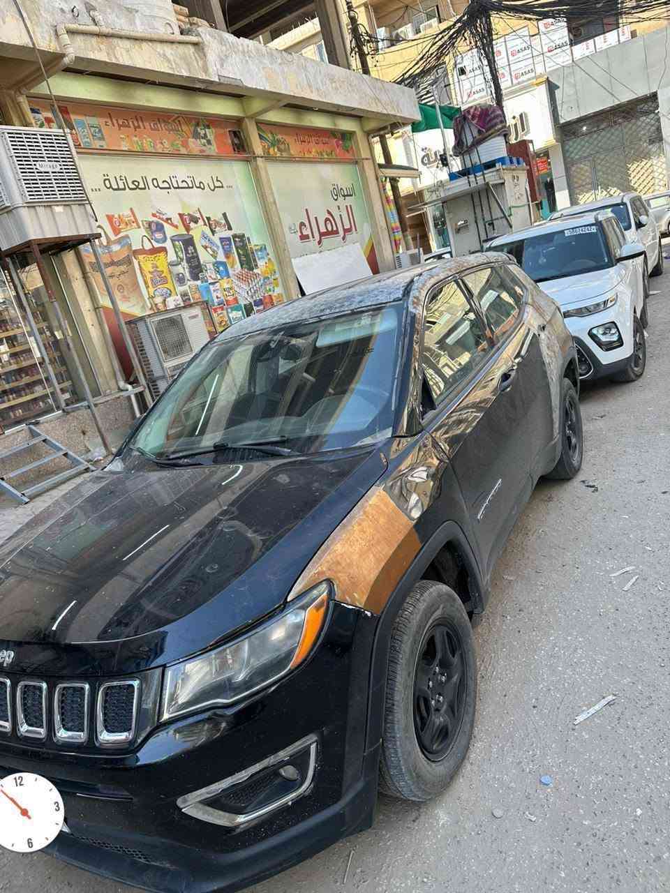 السلام عليكم جيب كومباس 2018للبيع فقط السعر 95$  وبيها مجال الحادث كما موضح في الصور شرط التحويل فقط رقم بغداد الشراي يتصل عالرقم***********
