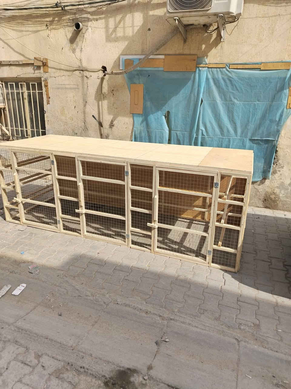 قفص شغل • ٣٠٠×١٠٠×١٠٠ • ثلاث أبواب