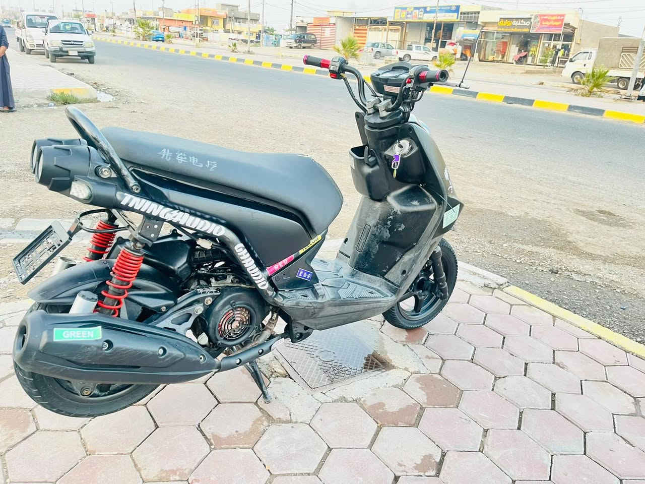 اللهم صلى عل محمد وآل محمد
#للبيع دراجة سكنس جبلي 🛵
دراجة خير من الله 
#محرك 58 
كهربائيات شغالة 
كفرات مغلفة 
الدشبول كلة شغال 
عداد السرعة شغال 
بريك امامي شغال
بريك خلفي شغال
كلجات رياضي 
شعلة ومعدل 130 شرط 
**(قبق الكلجات موجود) 
جنطه رياضي
#الدراجة_ما_تصرف_عليها_ربع 

#السعر💵 725 ألف وبيها مجال

#العنوان ديالى خان بني سعد
*********** بيه واتساب
***********
