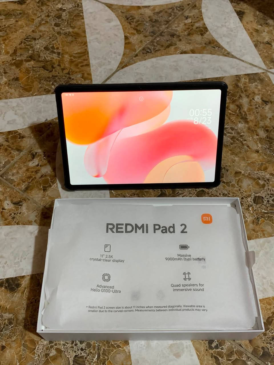 Redmi pad 2
للبيع 
ذاكرة 128 
بطارية 9000( يوم كامل بدون شحن) 
نظيف شخط مابي اخو الجديد استعمال قليل جدًا
يجي وياه شاشة حماية وكفر ويه الكارتون 
السعر 180 وبي مجال قليل 
واتساب ***********
مو شراي لاتتعبني
