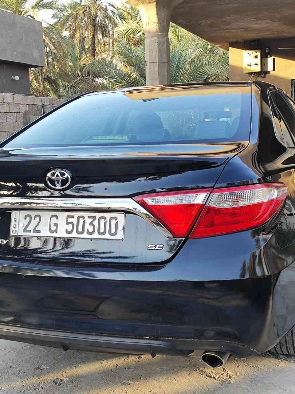 كامري 2017 وارد امريكي
مواصفات se 
حادث امريكا دعاميات فقط 
بالعراق بنيد فقط بدون دواخل  
وباب خلف الصدر بارد 
مايشه 250 الف 
مكاني بغداد 
السياره باسمي تحويل مباشر 

السعر 137$ وبيها مجال بسيط 
للاستفسار 
***********
