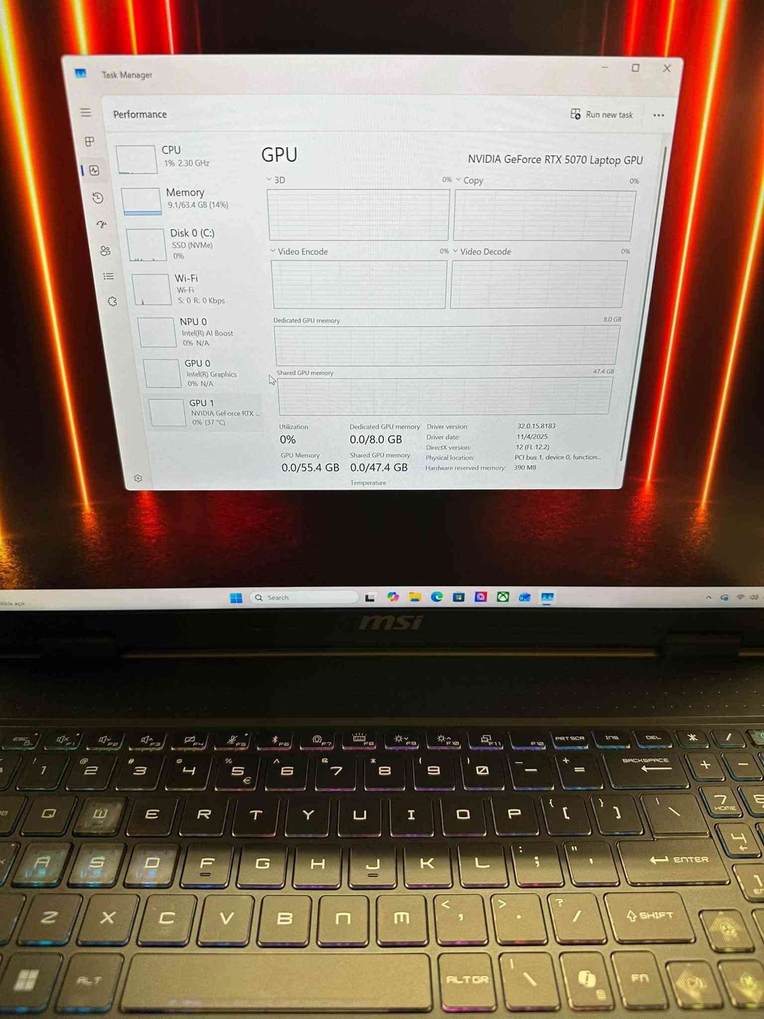 كروسهاير ١٨ • RTX ٥٠٧٠ • ٦٤GB DDR5
