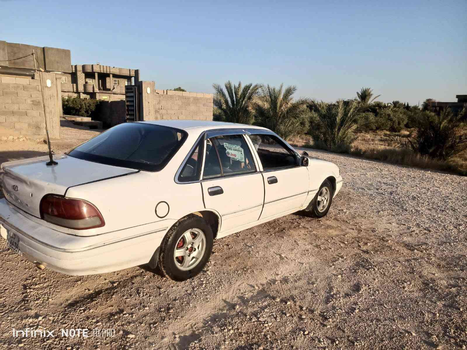 السلام عليكم من رخصة الادمن للبيع او مراوس حسب القناعه دايو ابرنس فراشه موديل 96 محرك 1800كير اوتوماتيك رقم انبار انكليزي سنويه 30 تحويل مباشر بيه مشط الستيرن موزين السعر 33 وبيه مجال الاستفسار اكثر على الرقم *********** مكان السياره القائم

نص مكتوب في الصور:
- Infinix NOTE 10 PRO