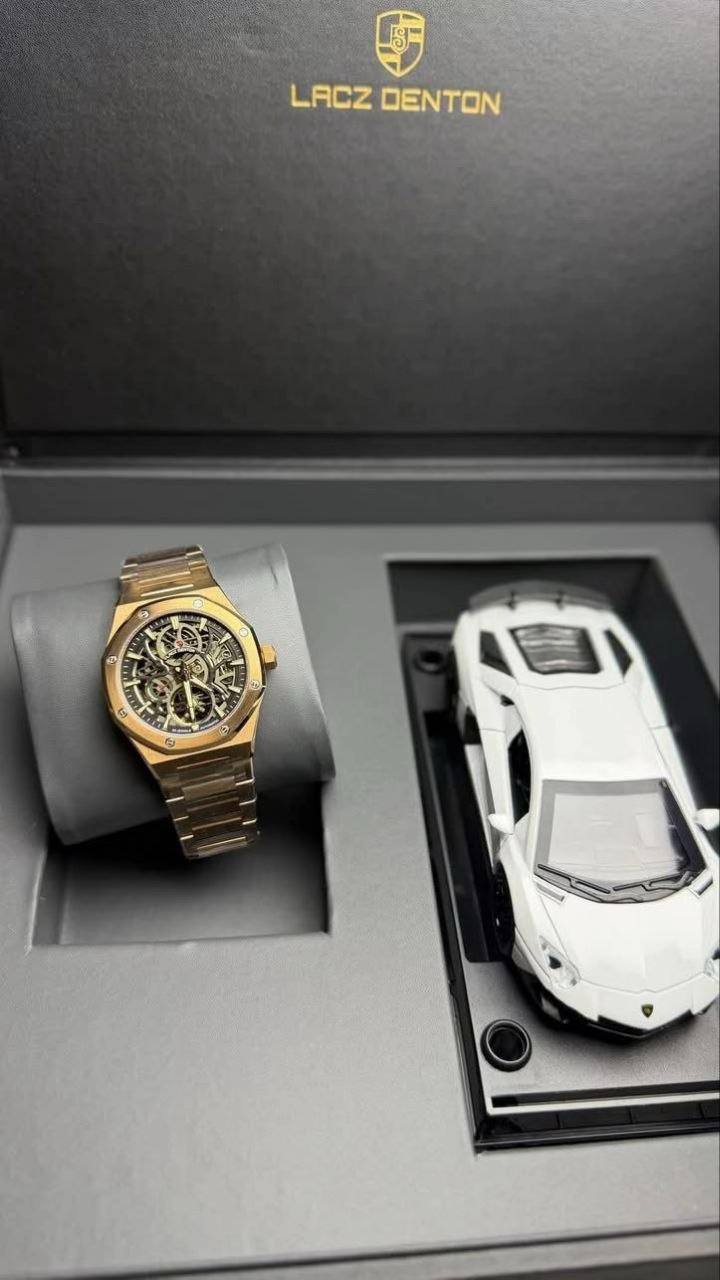 ⸻ LACZ DENTON – Classic Automatic Edition Model Number: LD-9107 ⌚ ساعة أنيقة بتصميم كلاسيك عصري، تجمع بين البساطة والفخامة ومناسبة للاستخدام اليومي 🔥 المواصفات: • مكينة أوتوماتيك (تشتغل على الحركة – بدون بطارية) ⚙️ • 21 Jewels حركة داخلية دقيقة • زجاج خلفي شفاف يبين المكينة 👀 • هيكل ستانلس ستيل عالي الجودة • مقاومة للماء 100m💧 • عرض تاريخ داخل الميناء 📅 ✨ تصميم راقي يبرز الذوق العالي والفخامة 📦 تجي مع بوكس أنيق + ضمان فهد للساعات – ثقة وجودة بكل تفصيلة ⌚🔥
