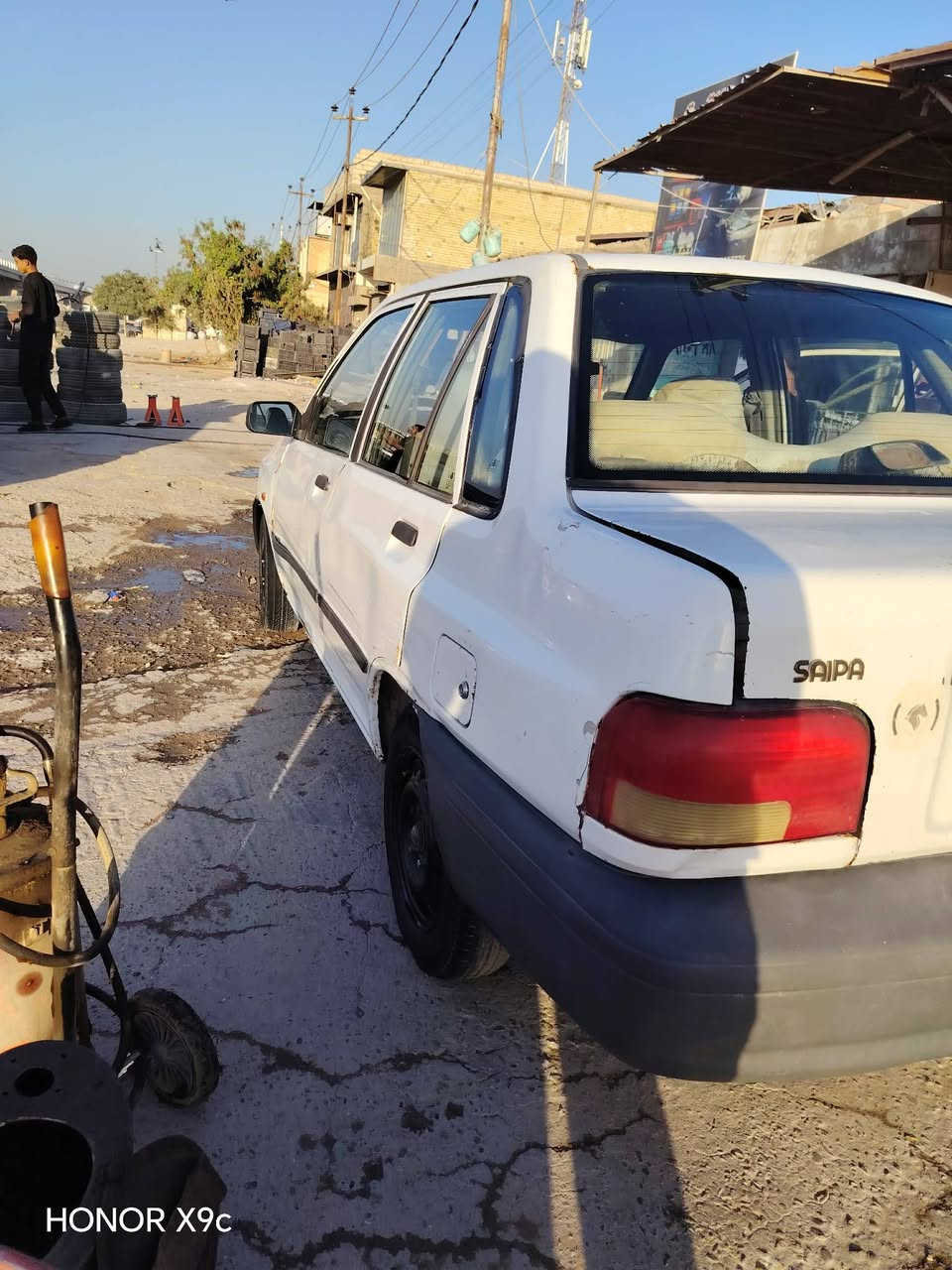 سلام عليكم سايبه موديل 11
عوزه حداديه وترتيبات قليله 
مكينه بدايت بخار كير جديد 
سنويه صاقطه من 19بدون تحويل 
شواصي معمره 14وبيه مجال  
اخوان مكلف بلنشر  رقم صاحبه 
عنوان نجف ***********
مكلف بلنشر
