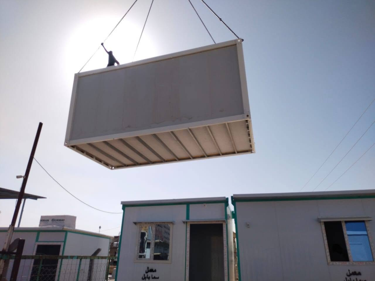 🏗️🚧 أقوى عروض البناء الجاهز من معمل سما بابل 💯
🔧 بمواصفات عالية الجودة، وسرعة تنفيذ استثنائية، وخبرة دقيقة في كل التفاصيل!

🔹 خدماتنا تشمل:
🏠🔨 إنتاج كرفانات جديدة ومستعملة (سكنية، مكتبية، أمنية، خدمية)
🌿🎪 تجهيز مزارع ترفيهية بكرفانات مريحة وعملية
🏢📦 تنفيذ مخازن، جملونات، ودور سكنية جاهزة بالكامل
🏛️📂 تجهيز دوائر الدولة والمشاريع المدنية بحلول سريعة ومتكاملة
🔥🧯 كرفانات ضد الحريق وعازلة للحرارة
👷‍♂️🔧 تنفيذ على يد كوادر فنية محترفة ومهندسين مختصين
✅📏 إشراف مباشر ودقيق لضمان أعلى درجات الجودة

📐 تصميم هندسي متخصص يساعدك على:
✔️ اختيار المواد الأفضل
✔️ ضمان مقاومة الظروف الجوية
✔️ تشطيب نهائي متقن
✔️ مطابقة المواصفات الخاصة بالمشروع

🛠️ سواء كنت تحتاج كرفان للسكن، العمل، أو الاستخدام المؤقت... إحنا نوفره لك بجودة تليق بتطلعاتك! #كرافانات_سما_بابل #كرفانات_العراف #صناعة_عراقية #بناء_كرفانات 

📍 موقع المعمل:
📌 الفرع الرئيسي: الحلة – طريق كربلاء – عامود 80

📞 للتواصل والاستفسار: راسلونا عبر الصفحة أو اتصلوا مباشرة على الارقام التالية ⬇
📲 *********** – مدير معمل سما بابل
📲 *********** – مدير المعمل Rasool Alkhafajee Alkhafajee
