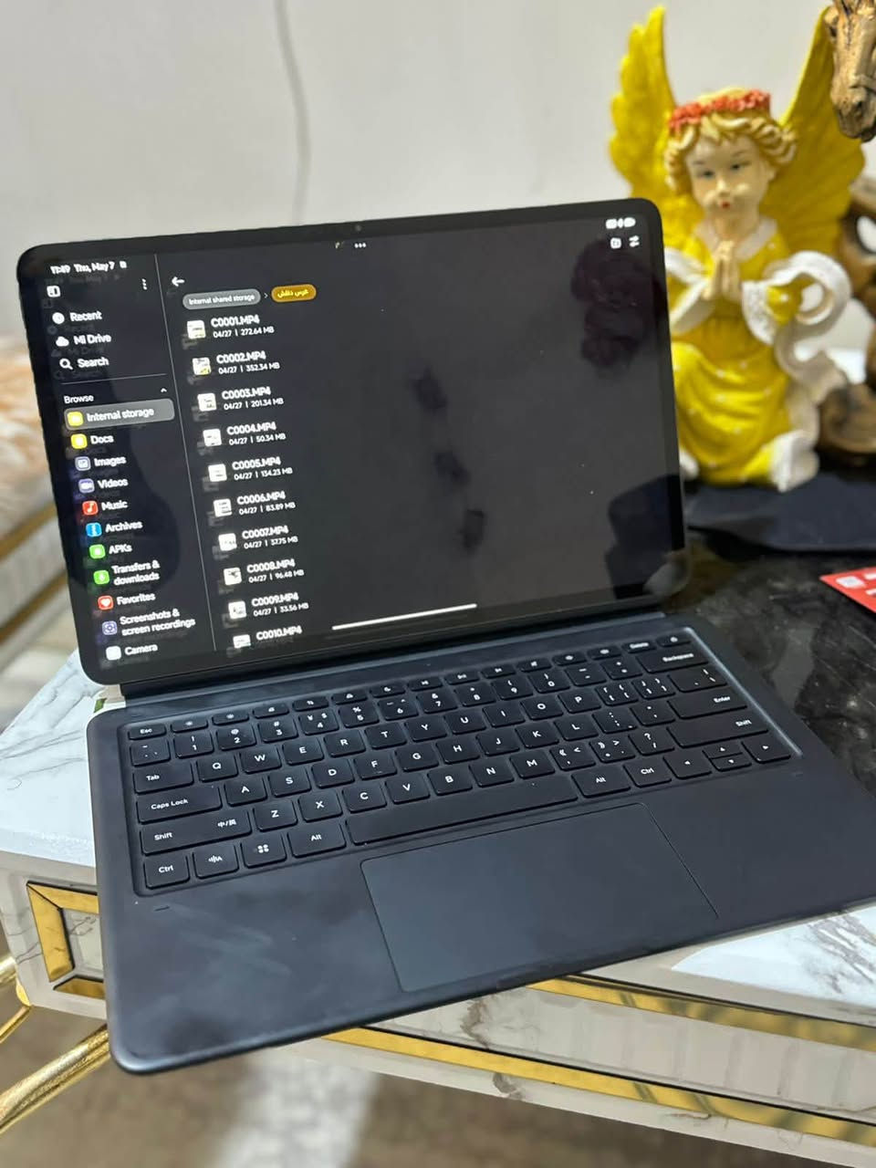 للبيع | Xiaomi Pad 6 🔥
📱 Xiaomi Pad 6
💾 ذاكرة تخزين: 512GB
⚡ أداء قوي وسريع جدًا
RAM: 8GB
🚀 معالج Snapdragon 870

🖥️ شاشة 11 إنش 2.8K WQHD+
🔄 تحديث 144Hz
🎨 أكثر من مليار لون + Dolby Vision
🛡️ حماية Gorilla Glass 3

🔊 4 سماعات ستيريو مع Dolby Atmos
📸 كاميرا خلفية 13MP تدعم تصوير 4K
🤳 كاميرا أمامية 8MP

🔋 بطارية ضخمة 8840mAh
⚡ شحن سريع 33W

📡 Wi-Fi 6
🔵 Bluetooth 5.2
🔌 USB-C 3.2

⌨️ وياه كيبورد أصلي مثل الظاهر بالصور
✨ تصميم معدني نحيف وأنيق
⚖️ الوزن فقط 490 غرام

مناسب جدًا لـ:
🎬 المونتاج وتحرير الفيديو
📸 المصورين وصناع المحتوى
🎮 الألعاب
💼 الدراسة والعمل
🎞️ مشاهدة الأفلام والفيديوهات

***********

نص مكتوب في الصور:
- 11:49 Thu, May 7 Recent Mi Drive Search Browse Internal storage Docs Images Videos Music Archives APKs Transfers & downloads Favorites Screenshots & screen recordings Camera C0001.MP4 04/27 | 272.64 MB C0002.MP4 04/27 | 352.34 MB C0003.MP4 04/27 | 201.34 MB C0004.MP4 04/27 | 50.34 MB C0005.MP4 04/27 | 134.23 MB C0006.MP4 04/27 | 83.89 MB C0007.MP4 04/27 | 37.75 MB C0008.MP4 04/27 | 96.48 MB C0009.MP4 04/27 | 33.56 MB C0010.MP4