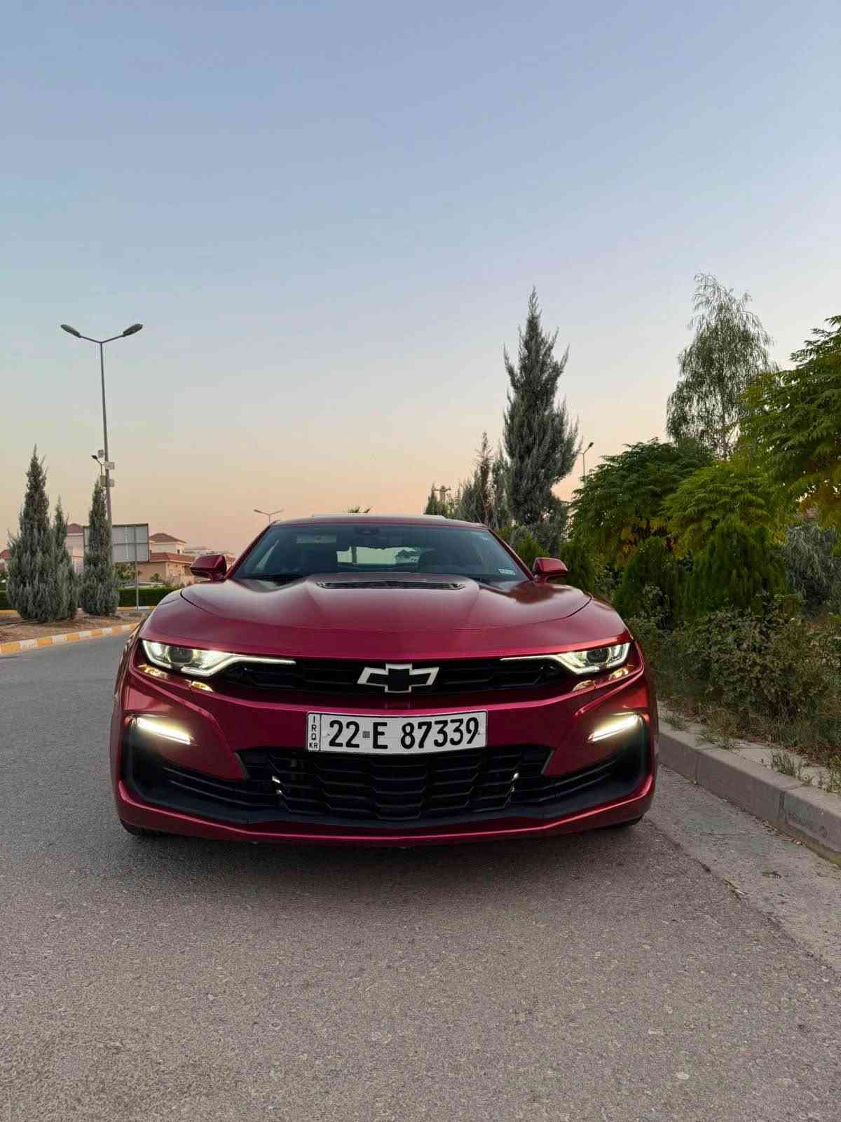كمارو 2SS 1LE 
موديل/2022
ممشى السيارة 54000km
8سلندر/ مكينه 6200
مواصفات 
فول الفول shock and steel 
رادار امامي 
رادار خلفي 
تشغيل عن بعد 
فجوج بريميو 
داتة شو 
مراية وسطية كامرة live view  
كشنات ريكارو الكنتارا وجلد 
تبريد كشنات حار بارد 
فتحة سقف 
مثبت سرعه 
4انظمه قيادة 
10 نمر گير 
شفتات ستيرن
گير اوتوماتيك 
حادث السيارة چاملغ جهة السايق شبر صبغ 
ايرباك فقط ستيرن 
مع اكزوز سستم اصلي واكزوز سستم مزود هدية 
 وايرباك راجع بلادي 
سيارة مناقصها اي شي صور الحادث على الواتس اب على الرقم 
***********
سيارة ستوك ما موجود اي اضافة برمجة 
عليها تغيلف PPF متغير الالوان سويدي ضمان ١٠ سنوات أربيل, العراق
