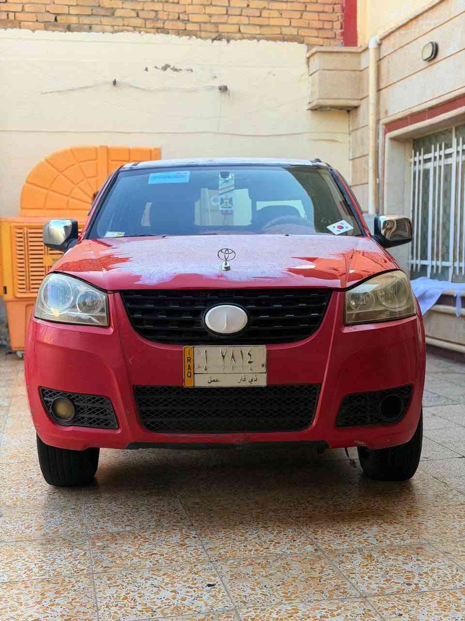 سلام عليكم
كريت ويل 2013 
رقم ذي قار مشروع وطني بسمي سنويه 28 
مكينه مكفوله 
كير 
اكسل 
شاصي 
تبريد 
تاير 
صدر 
مكفوله من الكلبه والضربه والتجيه والصبغ العام والعيب الشرعي 
دوشمه جديده 
كهربائيات كلها شغاله  من جام 4 يصعد و ينزل كيجات كلها شغاله لايت اشاره ماسحه صطابات 
سياره جاهزه ومال جناي 
بعد بيها سلفان الشركه 
كوت قضاء الحي 
سعرها 48 وبيها مجال 
***********

