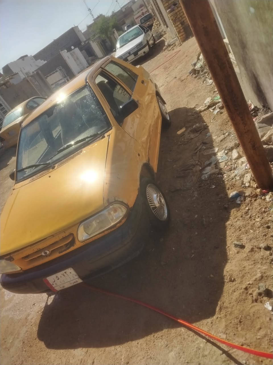السلام عليكم شباب بيع مستعجل  سايبا حلوه تحويل مباشر كير جديد مكينه بيه بخار قليل كهربيات شغله كله تخم تاير جديد مسجال مضخم سمعات ليت فول السياره جاهزة وين ماتريد طلع تراي السياره حلوه كلش السعر 11وارقه العنوان النجف الاشرف شارع المطار القديم قريب اسوق عسوله الهاتف ***********
