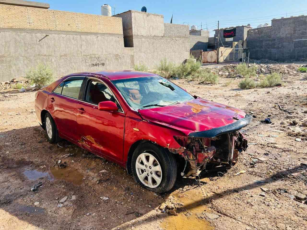 سلام عليكم للبيع تيوتا كامري 2008رقم بغداد انكليزي ارقام سنويه جدد تحويل مباشر اخوان سياره تعرضت لحادث طخه كماا موضحه بلصور ابيع على وضعهه مكان السياره بغداد سعر مناسب 18$الاستفسار ***********
