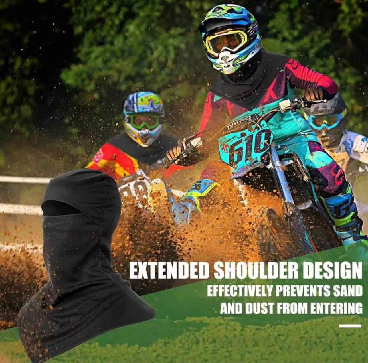 لثام سعر ٥ الاف اصلي *********** توصيل موجود

نص مكتوب في الصور:
- BALACLAVA FULL FACE COVERING various ways to wear
- EXTENDED SHOULDER DESIGN EFFECTIVELY PREVENTS SAND AND DUST FROM ENTERING