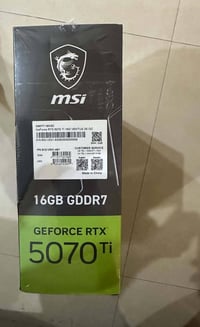 كارت شاشة • RTX 5070Ti • جديد غير مفتوح