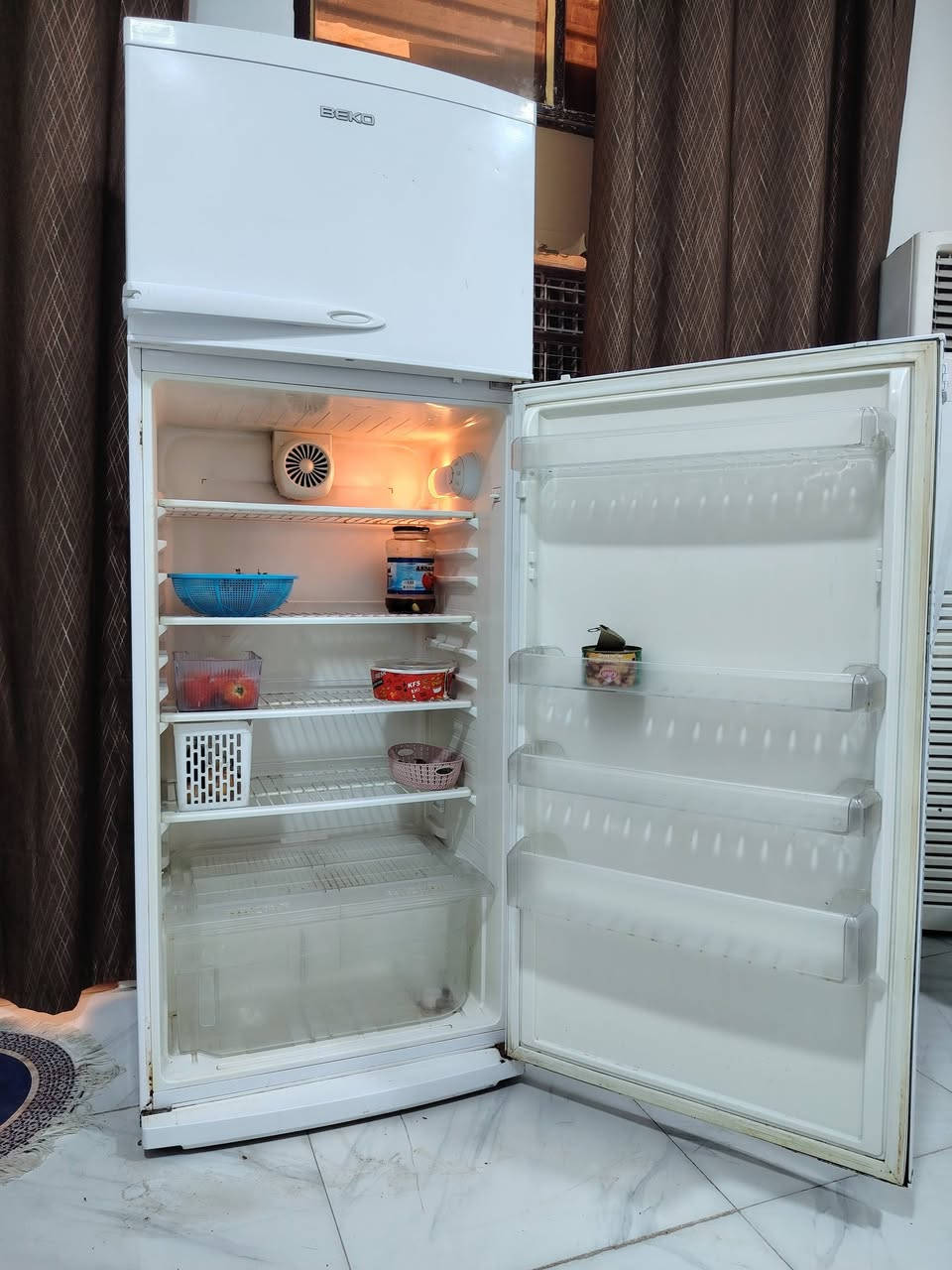 بيع مستعجل  ثلاجه بيكو 26قدم كلش جديده مال بيت البيع لغرض السفر ثلاجه تجنن تجميد وتبريد عنواني الدورة***********⁩
السعر, 275
