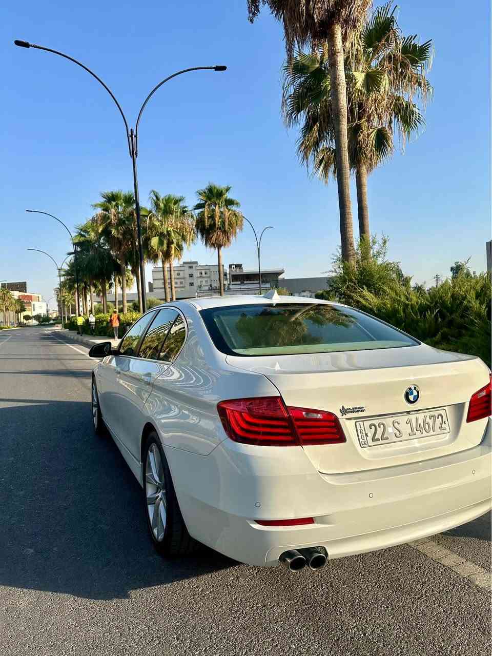 ‏‎سلام عليك BMW 2014 وارد خليجي صفر شركة العروش (BMW)اربيل
‏‎بدون صبغ   كلها بلاد شركه محرك 528 
‏‎ماشية فقط ٩٧ الف كيلومتر
مواصفات
‏‎-بصمه
‏‎-سلايت /لايتات متحرك و ليد امامي و خلفي ،ادبتف / مرايه داخليه +الجانبيه  شفط / شفتات ستيرن +تحكمات ستيرن داخل بيجي اوتو هولد
‏‎٥ بردات بلاديه و برده متحكم كهربائي 
‏‎حساسات اماميه و خلفيه و كامره و باركينك  و ٤ وضعيه قياده
‏Eco pro / اقتصاديه جداً
‏comfort / Sport / Sport +
‏‎اناره ترحيب خارجيه و عليها شاشه لمس اصليه BMW  و بعد بيها مواصفات 
‏‎سياره رقم اربيل ب اسمي  هزه و فحص و سنوية جداً   
‏‎حداديه 100% سيرفس كامل مسوي 
‏‎سياره ب اسمي  رقم و هزه كلها جديد تحويل ثاني يوم
*********** أربيل, العراق
