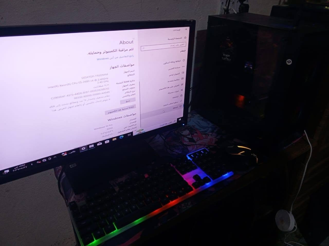 كيس للبيع
المعالج: Intel Xeon E5-2680 v4
كرت الشاشة: RX 580 8GB
الرام: 8GB DDR4 3200MHz
التخزين: SSD 240GB + HDD 500GB

مع كيبورد وماوس وكارتون الكيس

السعر 375 الف

مكان بغداد الراشدية

***********

