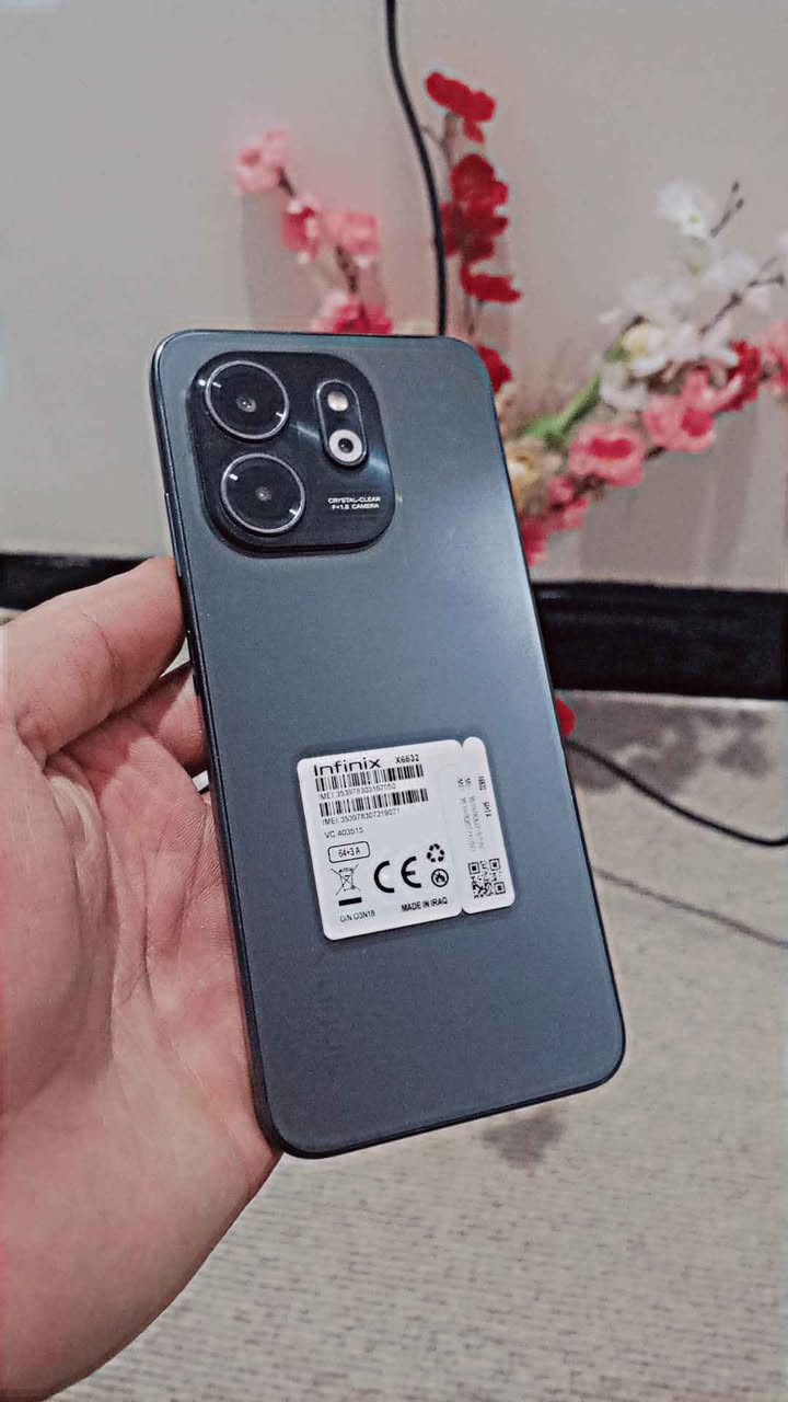 موبايل infinix smart 8 كامل اشياي لگة لة
شاشە: 6.6 ئینچ HD+ بە خێرایی 90Hz ( زۆر ڕوان و باشە بۆ سەیری ڤیدیۆ)
باتری: 5000 مێگا ئەمپێر (شەحن زۆر باش دەگرێت)
کامێرا: پشتەوە 13 مێگاپێکسیڵ + کامێرای پێشەوە 8 مێگاپێکسیڵ لەگەڵ فلاش
دەرچەی شەحن: Type-C
سیمکارت: شوێنی دوو سیمکارت + شوێنی میمۆری سەربەخۆ
سیستەم: ئاندرۆید 13، زۆر ئاسان و خێرایە
باری مۆبایلەکە:
بێ هەموو کێشەیەکی تەکنیکی وةك نوئ
📍 شوێن: هەولێر*********** سعر 95 هزار أربيل, العراق

