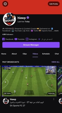 مبدأيا من رخصة الادمنية  صارلي 11 سنة ستريمر ومستمر إن شاء الله ❤️🎮  ل...