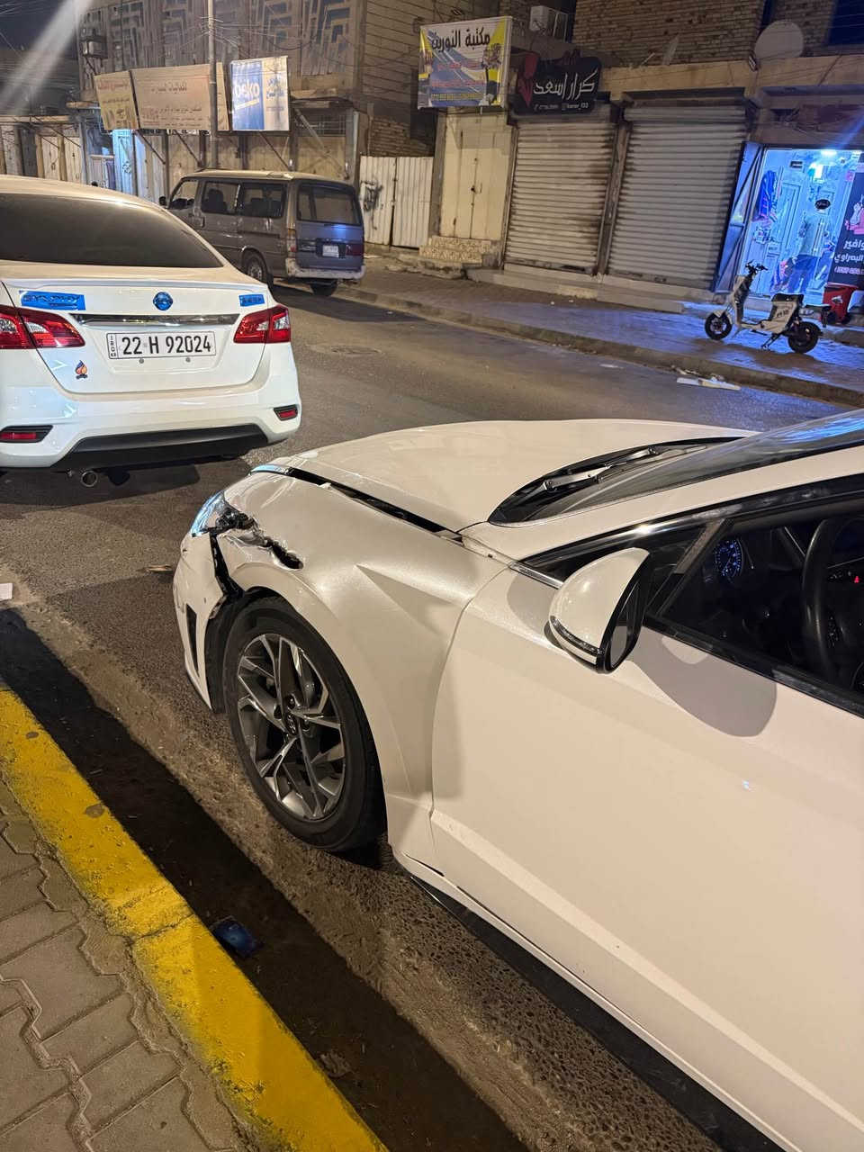 🚘 هيونداي سوناتا  موديل 2023 – 

📍 الموقع: بصرة  – حي المهندسين 

📏 الممشى: 65 km 

🔢 رقم بصرة  باسمي – تحويل مباشر 

• حادثها بأمريكا: مدكر وبنيد مبدلات وبالعراق نفس المدكر
 (صور الحادث ضمن المنشور + رقم الشاصي موجود)✅

• السيارة خير من الله ونظيفة جداً ✨

🔹 المواصفات:
• محرك 2500 تنفس طبيعي المرغوب  🌤️
• بصمة تشغيل + بوب بصمة + تشغيل عن بُعد
• كشن السايق كهربائي
• تبريد قطعتين
• تحكم شاشة بيانو منفصل
• تدفئة  بالكراسي
• أوتو هولد + أوتو أوف
• مانع انحدار + مانع انزلاق
• LED أمامي نهاري + خلفي
• لايت زينون عالي وناصي
• رادار أمامي عطلان 
  وخلفي وجانبي 360 درجة
• شاشة عداد ديجتل
• مانع تصادم أمامي وخلفي
• قيادة آلية + تحديد مسار
• صندوق ذكي يفتح عند الاقتراب
• سايد بريك بصمة
• 4 أنظمة قيادة
.كير بيانو
 
💰  السعر155 وبي مجال 

📞 رقم صاحب السيارة: ***********

🤝

#TopCarIQ #هيونداي_النترا #سوناتا #سوناتا2023 #سيارات_للبيع
