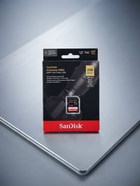 بطاقة ذاكرة SanDisk Extreme PRO SDXC UHS-I سعة 256GB المخصصة للتصوير ا...