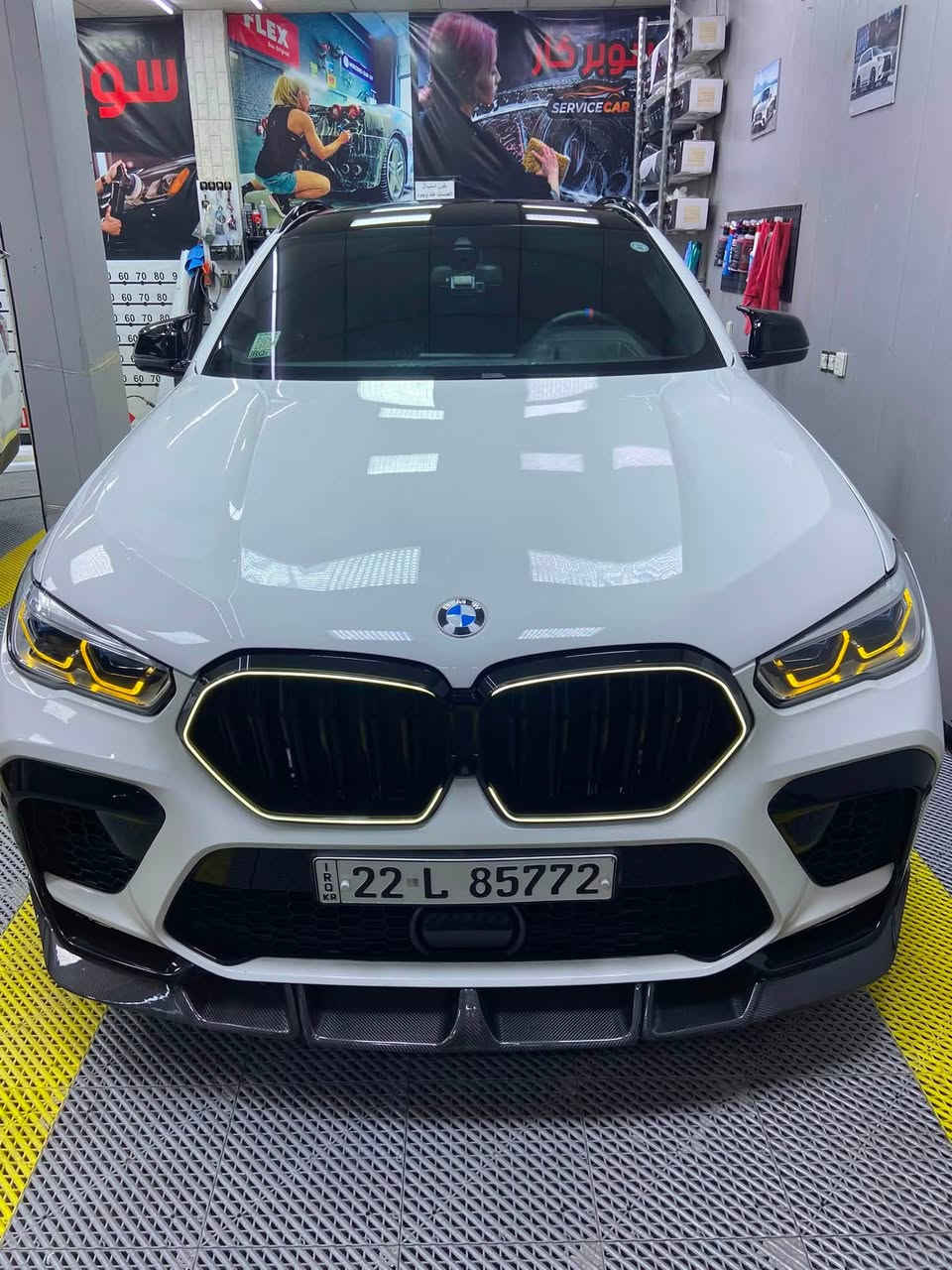 BMW X6 M package 2021 

‎محرك V6 3000 TWIN TURBO
بدون ايرباك 
حادثه باب خلفي pdr  
👈المواصفات
باج تظليل سنةً
ماشيه 70 ميل
✅سقف بنوراما sky lounge
✅داخل احمر ( تدفئة و تبريد و ميموري و كهربائي)
✅رادار جبير و حساسات
مساج 
تدفئه وتبريد 
كشنات 16 حركةً
✅لايتات ليزر
✅داتاشو
💵٥ كامرات
✅بردات
✅عطر بالدشبول
✅‏M بكج بلادية
💵انضمات قيادة بيها ( sport - sport plus - sport individual - comfrot - eco - eco pro - comfort plus)
✅تحكمات كامل ستيرن
💵كير كرستالة
✅انارات داخلية تتغير الالوان
💵تدفئة تبريد كلاصات
💵شفتات ستيرن
💵ميموري كشن السايق
✅و بعد هواية مواصفات متنذكر
✅سستم صوت هارمان كاردان
👈بيها بخ فقط باب خلفي وره السائق فقط 
👈السيارة مغلفة ppf كامل 
كت كاربون كامل اصلي 
👈السيارة كل سيرفساتها بالشركة و مسويلة 
👈كماليات M competition و مصرف عليها 🔥
رقم اربيل  
. وجاهزة تحويل مباشر 
موجود بغداد او بابل 
للاستفسار والتواصل واتساب
*********** 
السعر 480 ورقه
