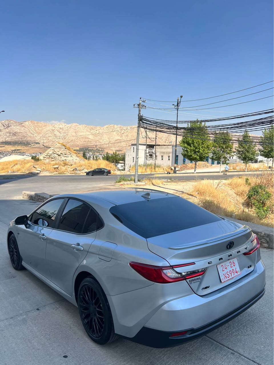Camry LE XP 2025 Hybrid / كامري XP

محرك  2500cc بانزين / هايبرد

السيارة للبيع فقط 💯

الضرر : السيارة بدون صبغ 
  
ارباك ستيرن تبديل شركة و برده شركة شرط الفحص!

 السيارة ماشيه : 9 الف

السعر : 213 

المواصفات
• شاشة كبيرة
•كرسي الأمامي كهربائي
• كاميرا خلفية
• حساسات خلفية• 
• رادار امامي
• مانع تصادم
• محدد مسار
• تصحيح مسار
• مثبت سرعه
• مانع انزلاق
• استيرنق متحرك
• تحكم طارة
• نقطة عمياء
• مانع تجاوز
• حساسات مانع تجاوز
• بصمة تشغيل
• دخول ذكي
• شاحن ويرلس
• اضوية اماميه زنون LED
• اضوية خلفية LED
• ليد زنون نهاري
• ويل قياس 18
• نظام ECO + TRIP 
• نظام GPS + خرائط
• نفكيشن
• 3 أنظمة قياده ECO / Normal / Sport 
• اوامر صوتيه
• بلوتوث
• مدخل USB 
كفاله كير مكينه

السعر : 213

مكان السيارة دهوك

***********  كورك / واتساب دهوك, العراق
