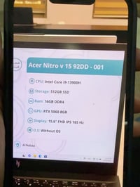 Acer Nitro v15 • i9-13900H • RTX 5060