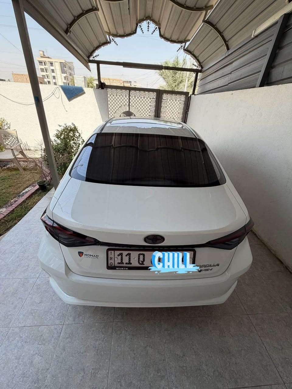 سلام عليكم 
كورلا هايبرد 
موديل 25
خليجي كفاله 
عامه من كلشي 
فول مواصفات 
ماشيه 13الف 
سعرها 165
مجال بصيط 
بسمي تحول 
ثاني يوم 
***********

نص مكتوب في الصور:
- CHILL