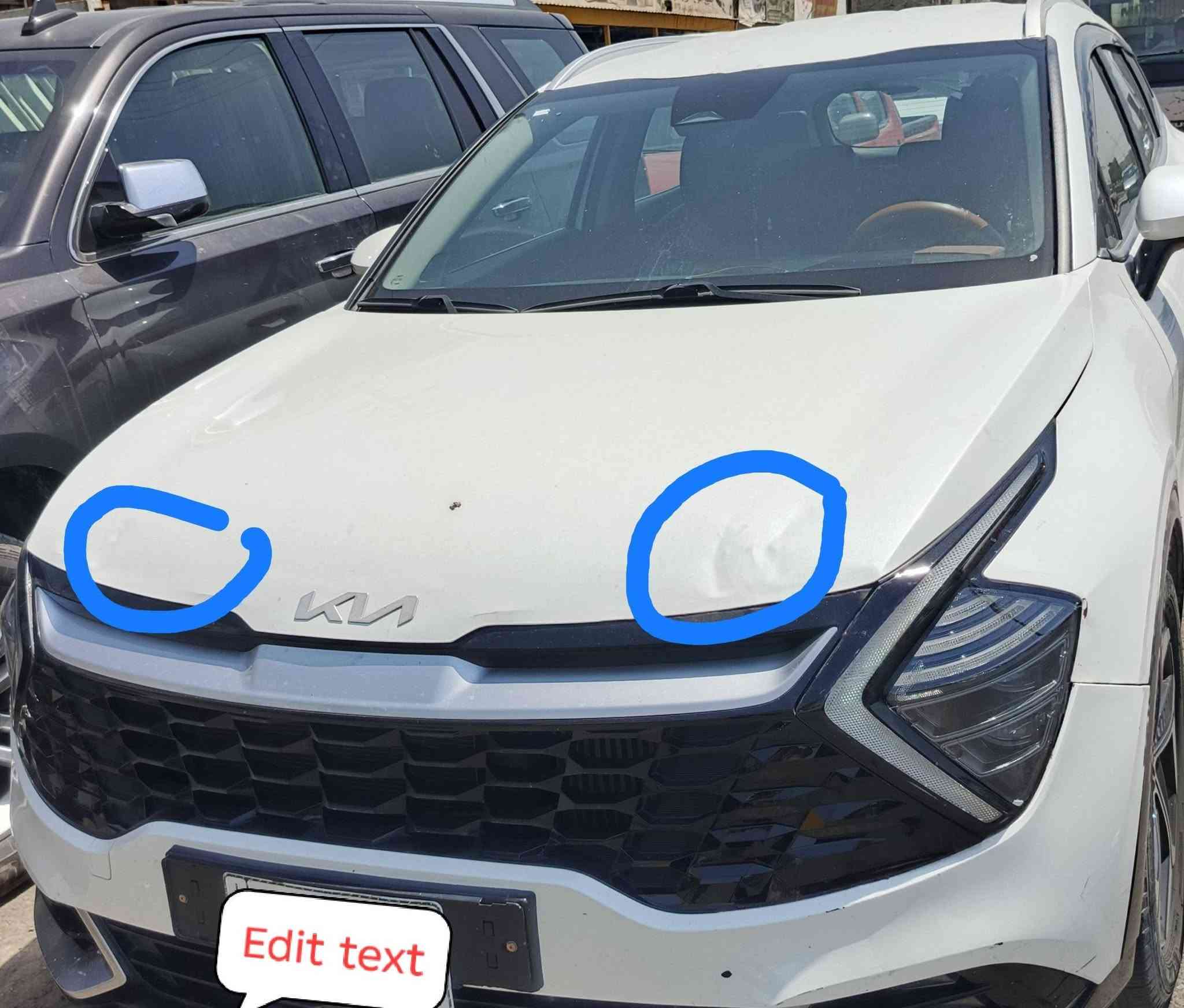 للبيع سبورتاج  Lx 2022 لون ابيض محرك تيربو 1600 وارد كوري مواصفات كاملة عدا البانوراما رقم بغداد السعر  14500 $ للاتصال  ***********

نص مكتوب في الصور:
- Edit text