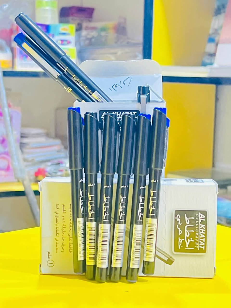 :

🖊️ القلم الجاف الخطاط 🖊️
لأن الكتابة الحلوة تبدأ من قلمك ✨

قلم الخطاط ✍️
✔️ كتابة ناعمة وواضحة
✔️ حبر أسود أنيق
✔️ مناسب للطلاب والموظفين والاستخدام اليومي
✔️ تصميم عملي ومريح للكتابة

📚 متوفر الآن في مكتبة الولايه
📍 العنوان: الكوت – حي جهاد – شارع بيت صبر
📞 ***********

مكتبة الولايه… كل ما تحتاجه من أدوات مكتبية 📚❤

نص مكتوب في الصور:
- لأن كل كلمة .. تستحق أن تكتب القلم الجاف الخطاط للكتابة الدقيقة والجميلة خط واضح ودقيق مثالي للكتابة والرسم حبر أسود قوي لا يتلاشى ولا يبهت مقاوم للماء ويتحمل الاستخدام الطويل مناسب لجميع الأسطح والأنواع اختيارك الأمثل للكتابة الدقيقة متوفر الآن في مكتبة الولايه سعر مميز وجودة عالية مكتبة الولايه العنوان: الكوت - حي جهاد شارع بيت صبر *********** نكتب أفكارك بكل وضوح