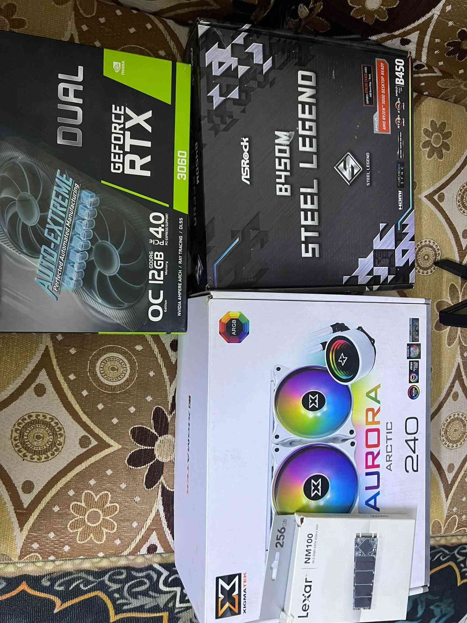 RTX ٣٠٦٠ • رايزن ٥ ٣٦٠٠X • تجميعة RGB
