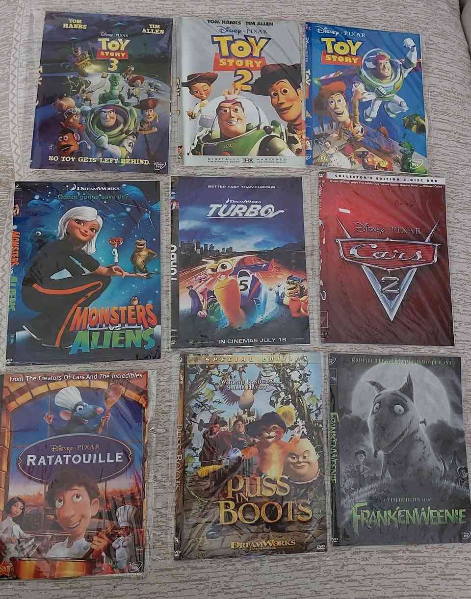 اقراص افلام DvD  مترجمة عربي ٣١ قرص 
متوفر توصيل 
***********

